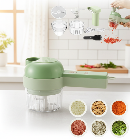 Cortador de Verduras Eléctrico 4 en 1