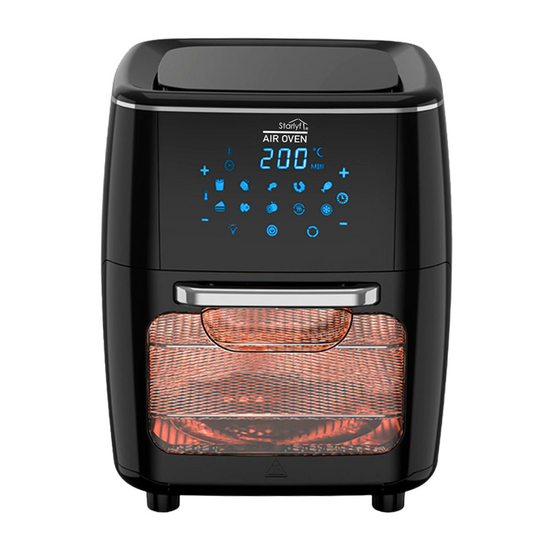 Freidora de Aire XXL 12L – Horno de Aire Multifunción 1700W con Pantalla LED, 8 Modos y 7 Accesorios Incluidos