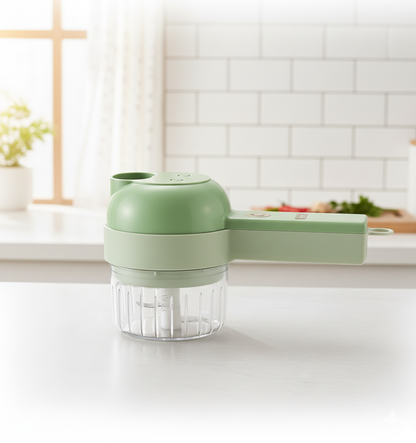Cortador de Verduras Eléctrico 4 en 1